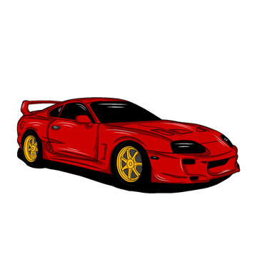 red sports car