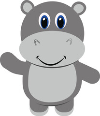 hippopottamus hoppo animal illustration fun
