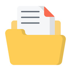 File Folder Flat Icon