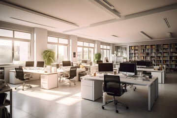 Co-Working-Space, Callcenter or Open Office, made with generative AI and reworked
