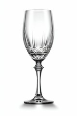 Empty wine glass. Generative AI
