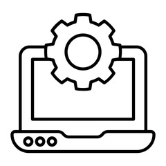 UI Development Outline Icon