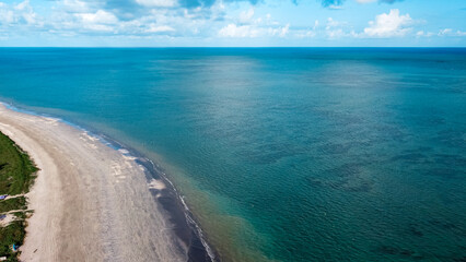 Foto de drone praias alagoanas