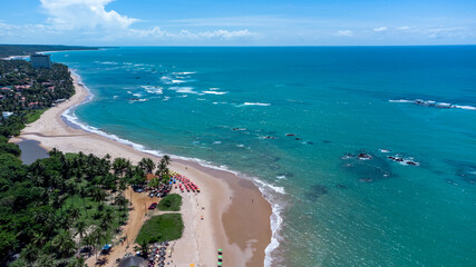 Foto de drone praias alagoanas