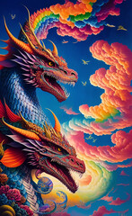 Dragon created
with Generative Al technology