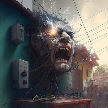 Choque Eletricidade Humana 