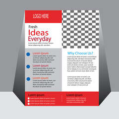 a bundle of  templates of a4 flyer template, modern template, in red color, and modern design, perfect for creative professional business