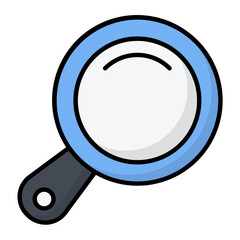 Search Line Color Icon