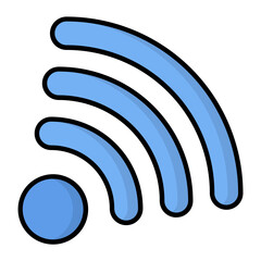 Wifi Line Color Icon