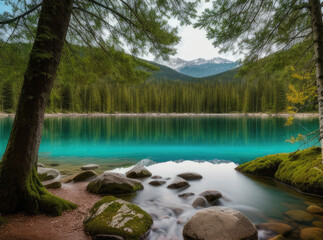 the river in the forest