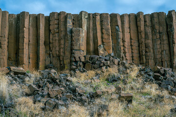 Drumheller Channel Basalt Columns in Washington State
