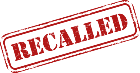 Recalled grunge rubber stamp