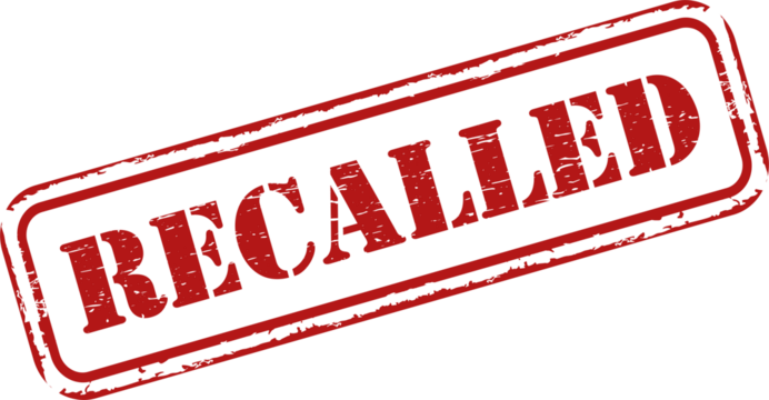 Recalled grunge rubber stamp