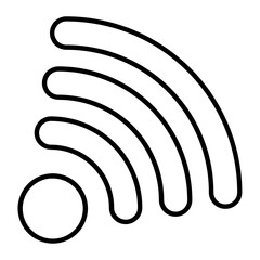 Wifi Outline Icon