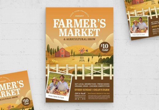 Farmers Market Flyer Template