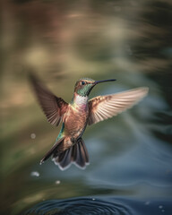hummingbird on a branch