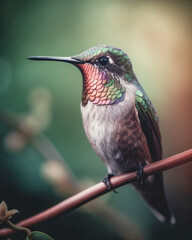 hummingbird on a flower