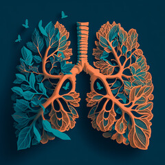 A vector prompt healthy lung 