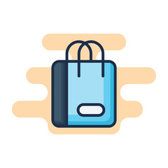 Shopping Bag�icon. Suitable for Web Page, Mobile App, UI, UX and GUI design.