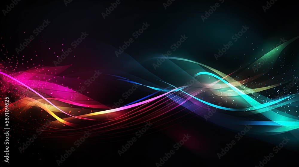 Poster modern abstract background with ample copyspace in 8k created with generative ai technology