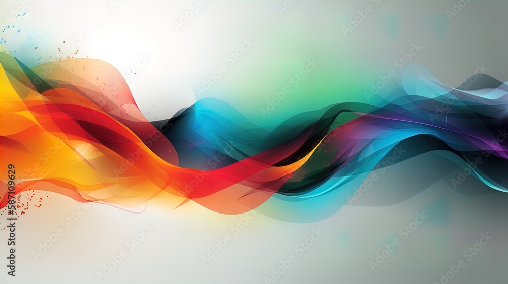 Poster modern abstract background with ample copyspace in 8k created with generative ai technology