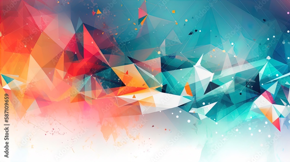 Poster modern abstract background with ample copyspace in 8k created with generative ai technology