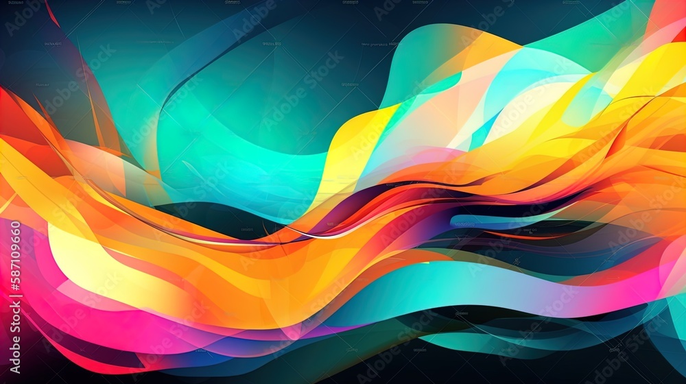 Poster modern abstract background with ample copyspace in 8k created with generative ai technology