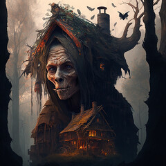 Baba Yaga, made with Generative AI	
