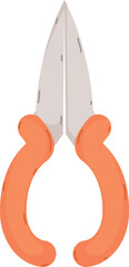 orange scissor design