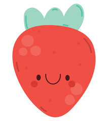 kawaii strawberry design