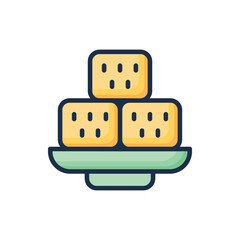 Halva icon. Suitable for Web Page, Mobile App, UI, UX and GUI design.