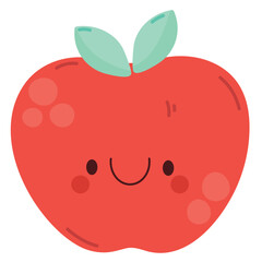 kawaii apple design