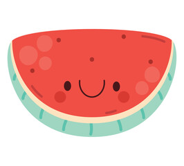 kawaii watermelon design