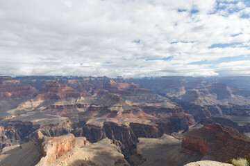 Views from the South Rim into the Grand Canyon National Park, Arizona, USA