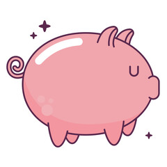 cute piggy design