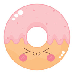 kawaii donut design