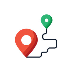 Route�icon. Suitable for Web Page, Mobile App, UI, UX and GUI design.
