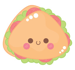 kawaii sandwich design