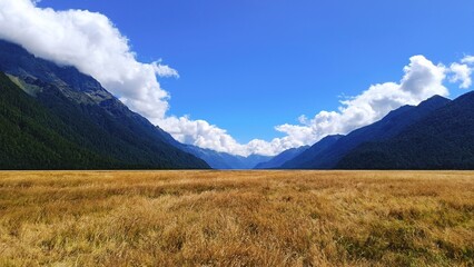 Eglinton Valley, Fiordland National Park, South Island, New Zealand
