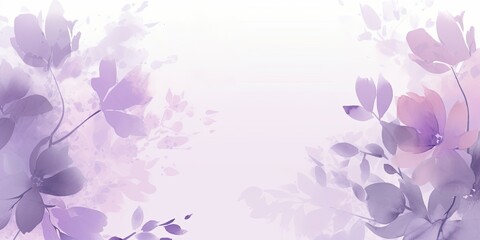 Obraz premium Watercolor Floral background Generative Art