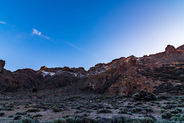 Fototapeta premium Paisaje en el Parque Nacional del Teide.