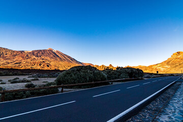 Paisaje en el Parque Nacional del Teide.