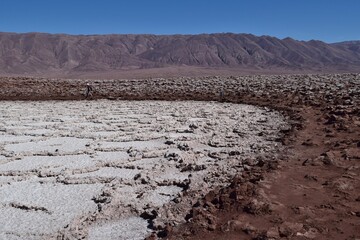 plowed field in winter