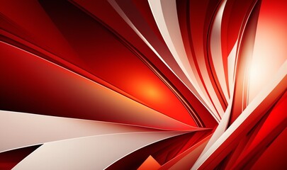 wavy red abstract background. generative AI