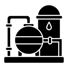 oil refinery icon