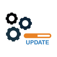 Obraz premium gear, setting, update, software, setting update icon