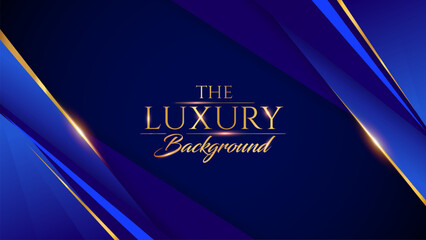 Blue Golden Shimmer Awards Graphics Background Celebration. Entertainment Light Hollywood Bollywood Template Nomination Luxury Premium Corporate Abstract Design Template Certificate