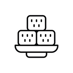 Halva icon. Suitable for Web Page, Mobile App, UI, UX and GUI design.