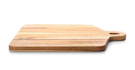 New cutting board isolated on white background