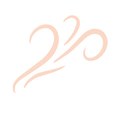 Obraz premium Flourism Swirl Vector